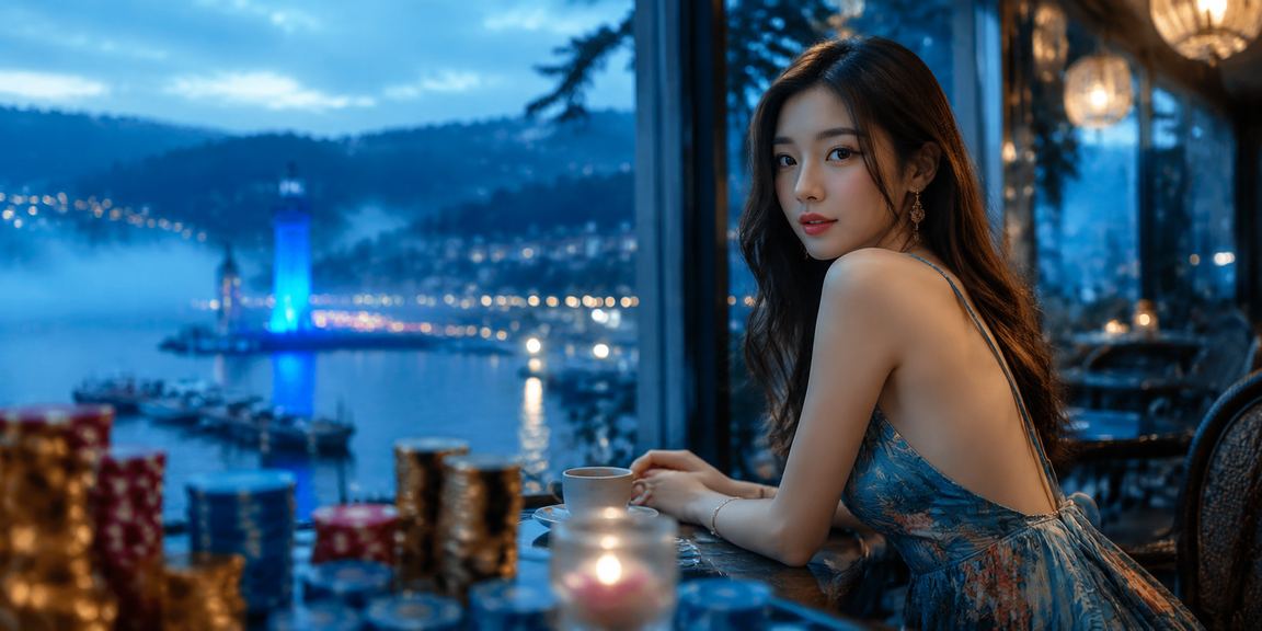Cảnh đặt cược casino và cà phê buổi tối tại Đà Lạt