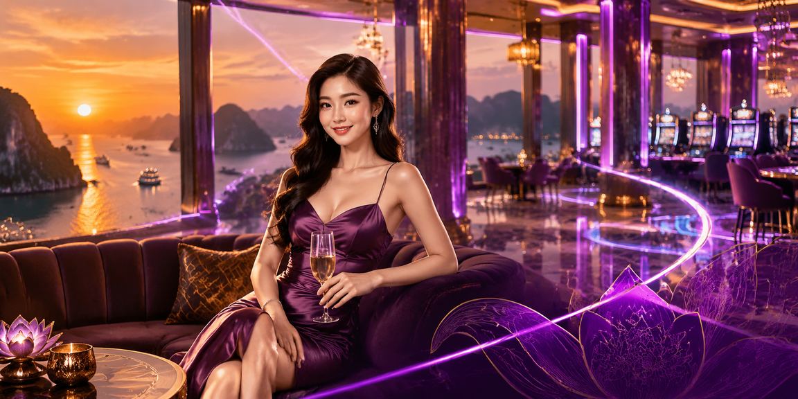 Cảnh Hạ Long Bay lung linh về đêm gợi cảm giác trải nghiệm giải trí VIP trên 250rr